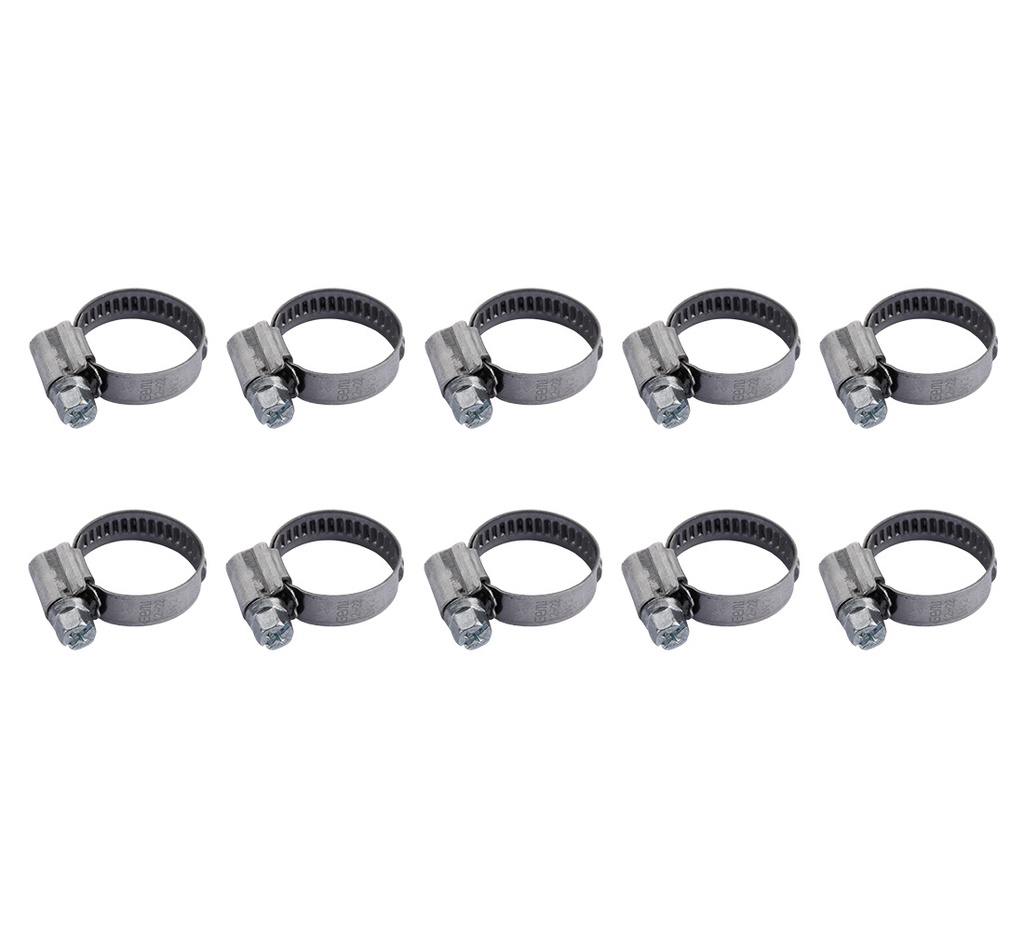 ᴿᴰ Žarnos apkabos 12–22 mm, 10 vnt. (05-03-02, REDATS)