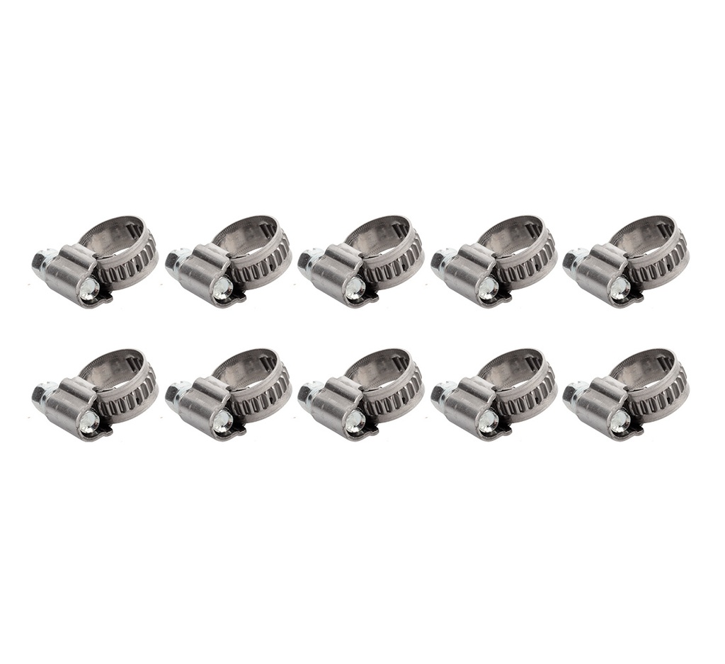 ᴿᴰ Hose clamps 8–12 mm, 10 pcs (05-03-03, REDATS)
