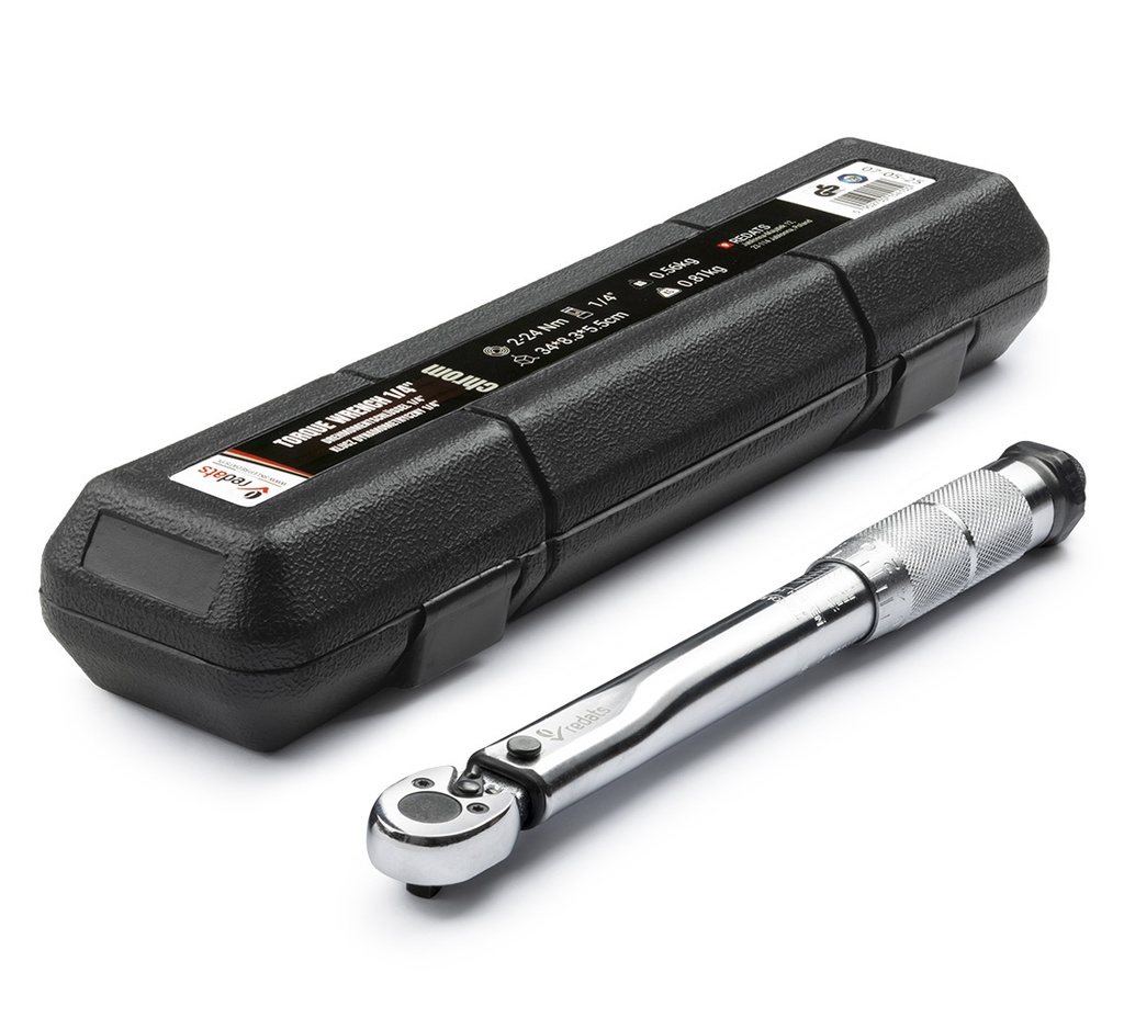 ᴿᴰ Torque wrench 1/4” 2-24 Nm REDATS chrome (07-05-25, REDATS)