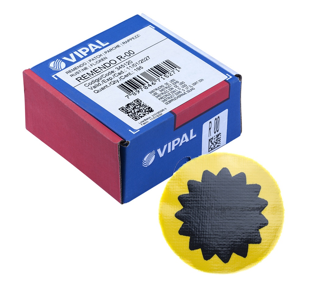 ᴿᴰ Tube patches VIPAL R00 30 mm, 195 pcs (02-05-01, VIPAL)