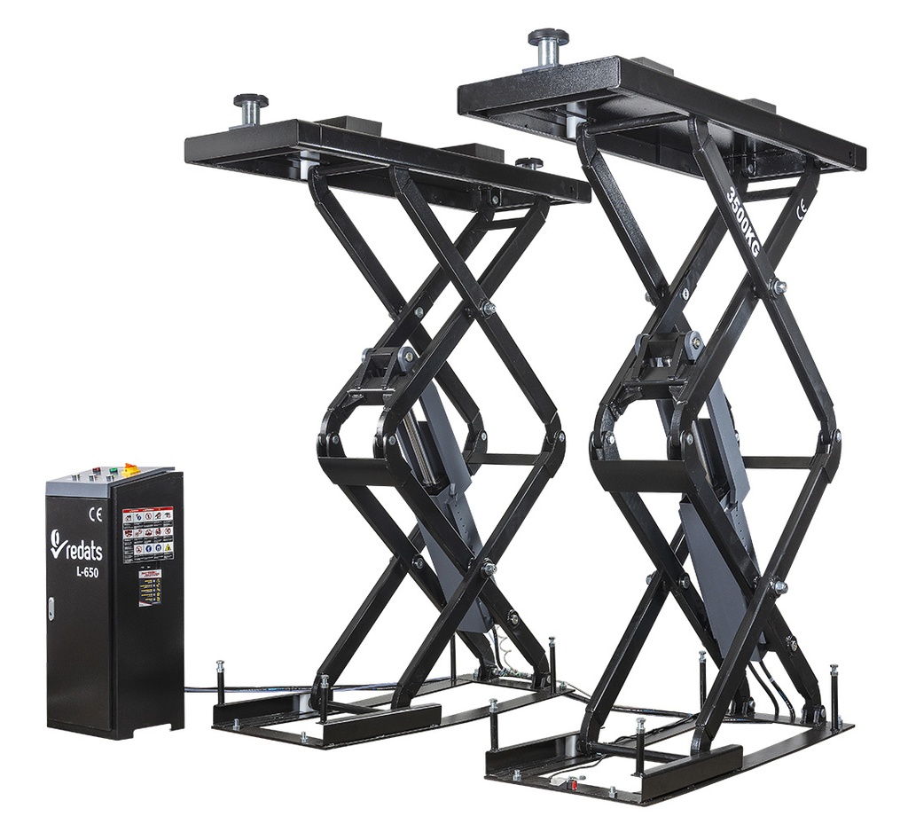 ᴿᴰ In-ground scissor lift REDATS L-650 230V 3.5T  (15-02-33, REDATS)