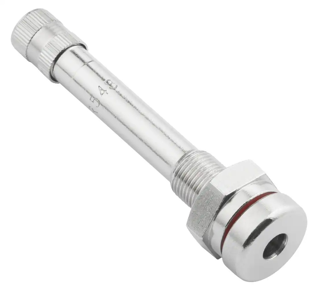 ᴿᴰ Tubeless truck tyre valve chrome TR 543 (03-01-14, REDATS)