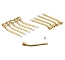 ᴿᴰ Tubeless truck wheel valve V3-20-11, 10 pcs (03-01-64, REDATS)