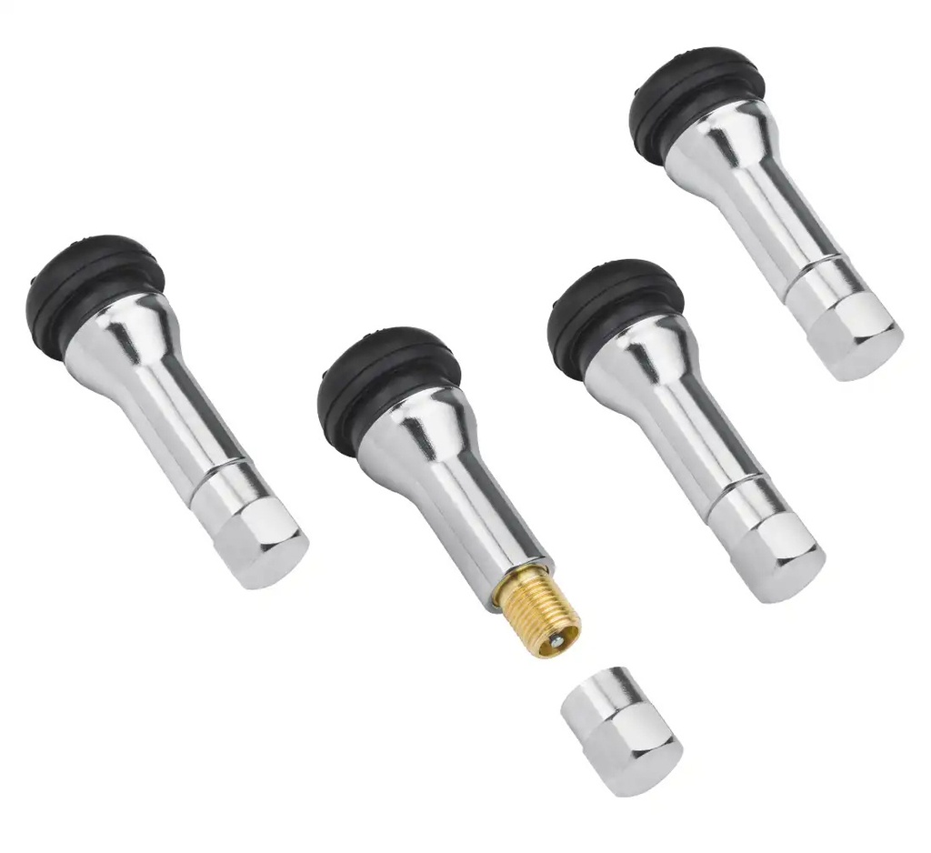 ᴿᴰ Chrome valve TR414, 4 pcs (03-02-35, REDATS)