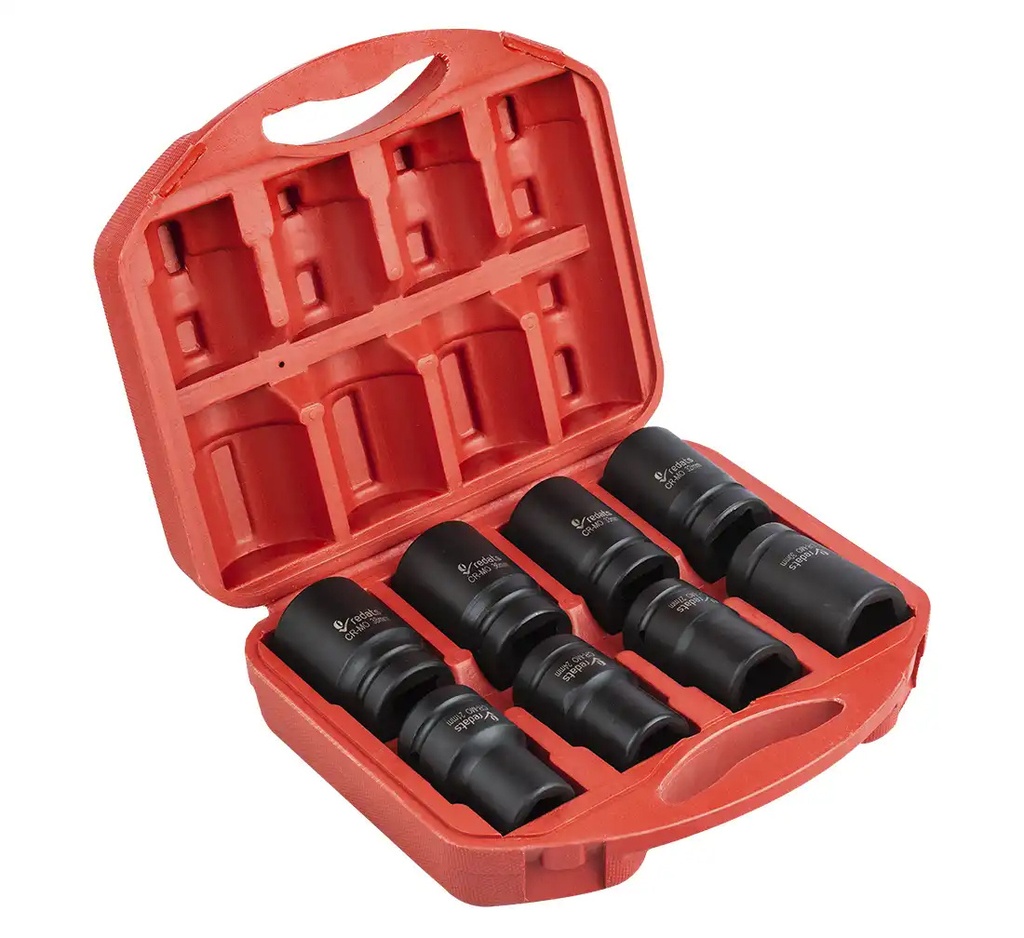 ᴿᴰ Impact socket protective caps 1 in.: 21, 24, 27, 30, 32, 33, 36, 38 (04-03-83, REDATS)