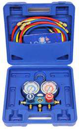 Nešiojamas manometrų blokas R410A/R134a/R22/R407C (01.090.04, MARCO TOOLS)