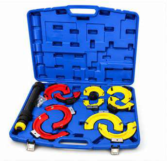 Spiralinių spyruoklių suspaudėjas kairinėms ir dešininėms spyruoklėms (03.031.38, MARCO TOOLS)