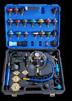 Radiator pressure tester and cooling system filling set, 40 pcs (05.019.03NEW, MARCO TOOLS)