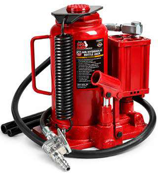 Air hydraulic bottle jack 35 t (05.084.17, MARCO TOOLS)