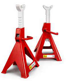 Axle stands, pair, 6 t (05.085.00, MARCO TOOLS)