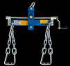 Engine lifting beam with chains (05.085.13, MARCO TOOLS)