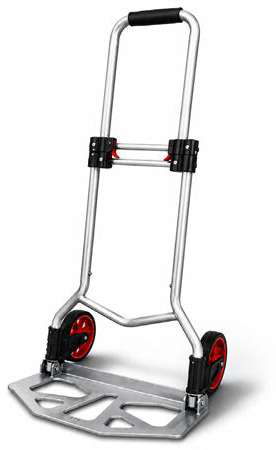 Aliumininis vežimėlis su ratukais ir skyriais, 70 kg (05.088.03, MARCO TOOLS)