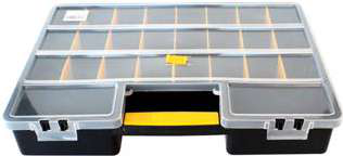 Small parts organiser box with 24+2 compartments (05.088.70, MARCO TOOLS)