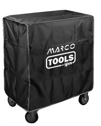 Instrumentu ratiņu virsmas pārsegs (05.088.112, MARCO TOOLS)