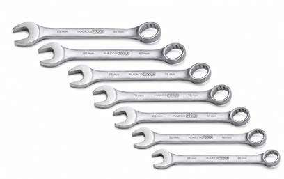 Kombinēto uzgriežņatslēgu ar sprūdratu komplekts 8–32 mm, 13 gab. (05.090.52, MARCO TOOLS)