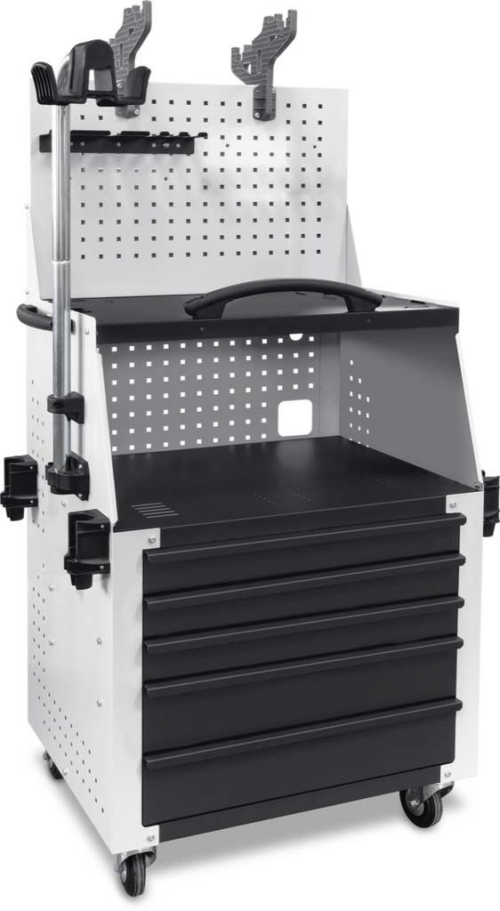 Darbo vežimėlis WORKSTATION 5D (089259, GYS)