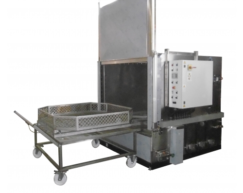 Hot wash parts washer X53, diesel burner, 400V 3Ph+N (L240G, MAGIDO)