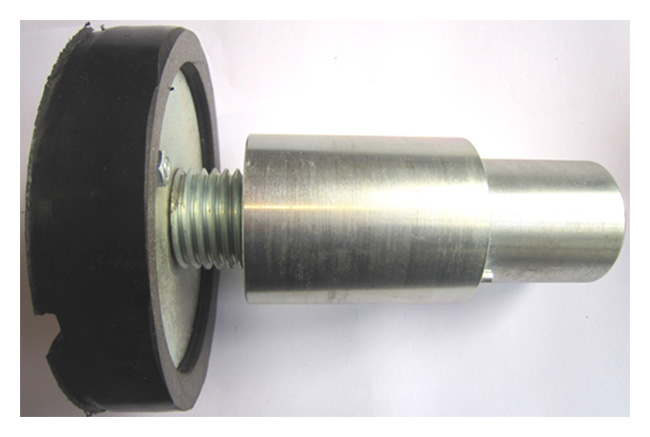 Apvalus atraminis lėkštelis 300 su gumine atrama, reguliuojamas 145-290 mm (PZ-GT45.300, PITLIFT)
