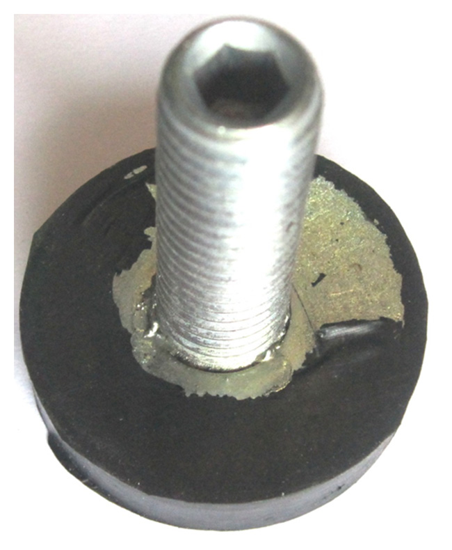 Gumijas buferis 10x30 remonta balstam, ar 2 pusuzgriežņiem (KGP.10X30, PITLIFT)