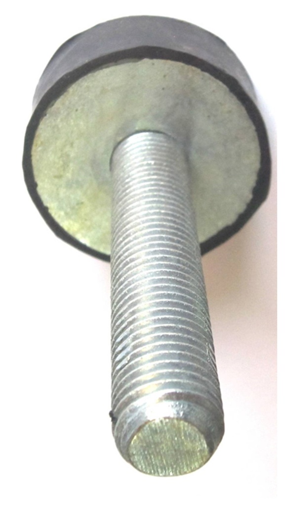 Rubber buffer 16x80 for drive-on runway, incl. M16 nut (KGP.16X80, PITLIFT)