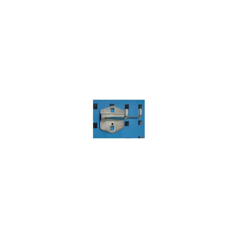 [05.088.131/100] Double hook 100 mm for perforated tool panel (05.088.131/100, MARCO TOOLS)