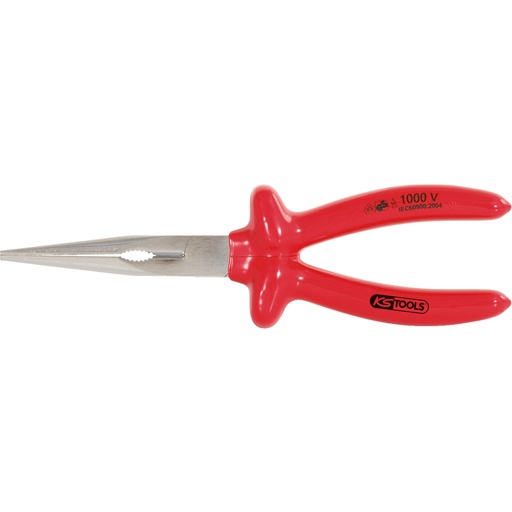 [117.1291] 1000V long nose pliers, straight, 200mm (117.1291, KS TOOLS)