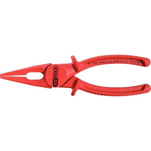 [117.1640] VDE insulated flat nose pliers, 200 mm (117.1640, KS TOOLS)