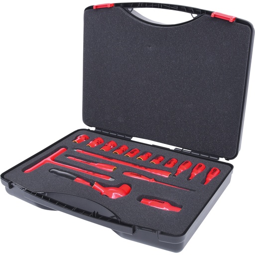 [117.1850] Izolētu muciņu atslēgu komplekts 3/8", 16 daļas (117.1850, KS TOOLS)