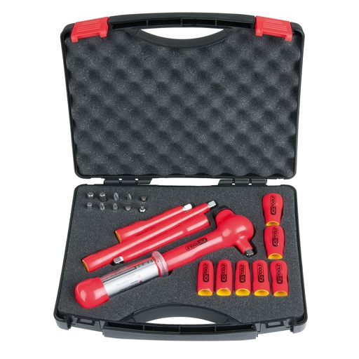 [117.1876] Insulated socket wrench set 1/4 inch, 21 pcs (117.1876, KS TOOLS)