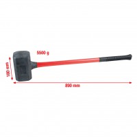 [140.5259] Bezatsitiena āmurs XL, 5500 g (140.5259, KS TOOLS)