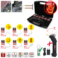 [150.1065] Plastiko remonto rinkinys su kaitinamomis kabėmis, 303 vnt. (150.1065, KS TOOLS)
