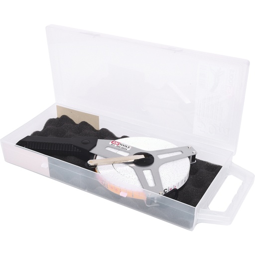 [300.0054] Rėminė matavimo ruletė su stiklo pluošto juosta, 13 mm x 50 m (300.0054, KS TOOLS)