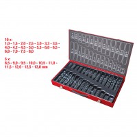 [330.1650] Spirālurbju komplekts HSS-R, 230 gab., 1-13 mm (330.1650, KS TOOLS)