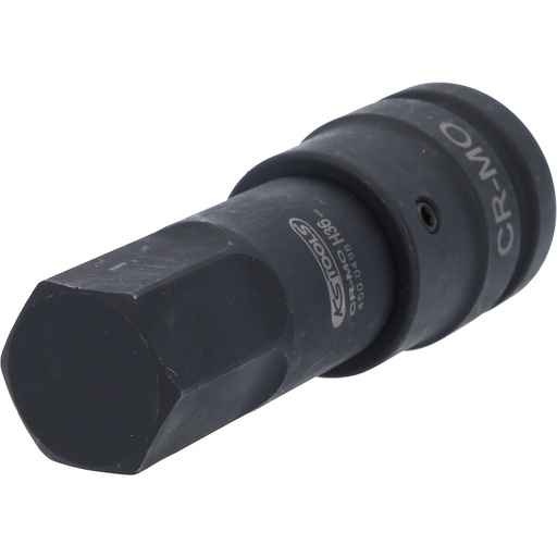 [450.0498] Gara trieciena uzgaļa muciņa 1", iekšējais sešstūris, 36 mm (450.0498, KS TOOLS)