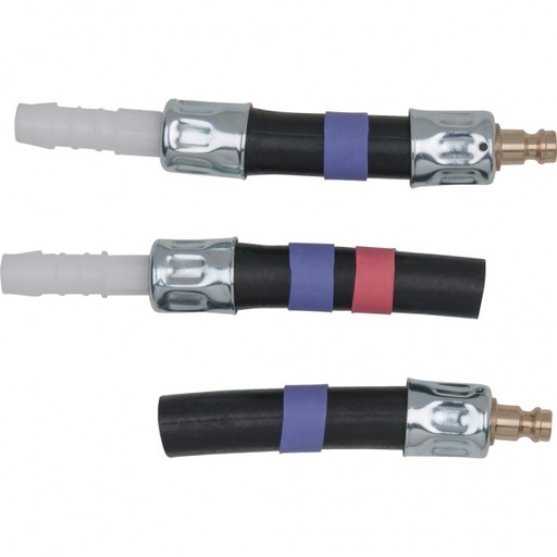 [150.1872] Adapteru komplekts, 3 gab., Ø 10,0 mm (violets) (150.1872, KS TOOLS)
