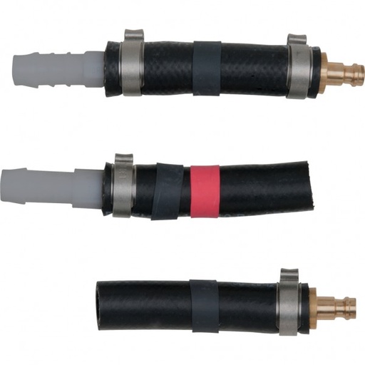[150.1875] Adapteru komplekts, 3 gab., Ø 12,0 mm (melns) (150.1875, KS TOOLS)