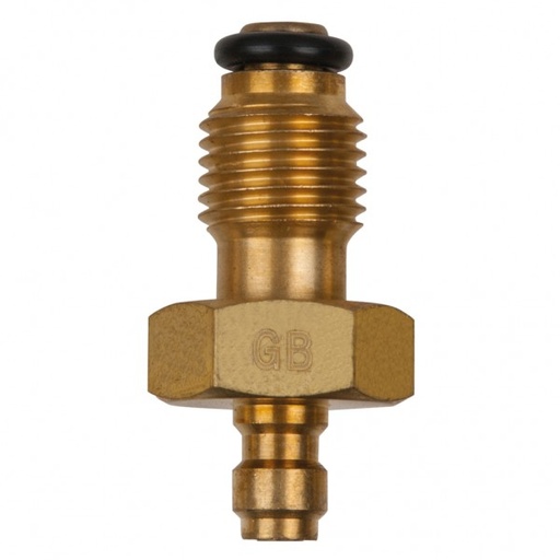 [150.2343] Adapteris ar M14x1,5 ārējo vītni un 1/4 collu šļūtenes savienojumu, 2 daļas (150.2343, KS TOOLS)