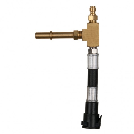 [150.2367] Adapterio žarna standartiniam Schrader vožtuvui 7/16"x20 UNF ir 1/4" jungčiai (150.2367, KS TOOLS)