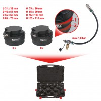 [150.2520] Turbīnas gaisa sistēmas pārbaudes komplekts, 17 gab. (150.2520, KS TOOLS)