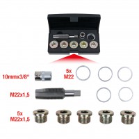 [150.4945] oil drain plug repair kit M22 (150.4945, KS TOOLS)