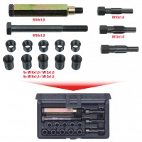 [150.5040] THREADfix glow plug thread repair set, M10x1, 15 pcs (150.5040, KS TOOLS)