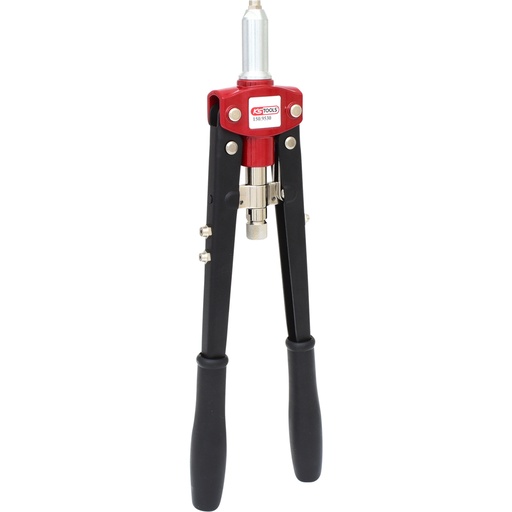 [150.9530-E] Garrokas rokas kniedēšanas knaibles, 410 mm, ar piekaramo etiķeti (150.9530-E, KS TOOLS)