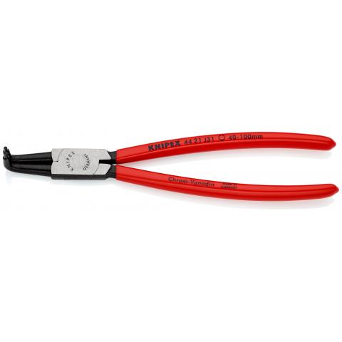 [44 21 J31] Replės vidiniams fiksavimo žiedams lenktos 90° 40-100mm Knipex [44 21 J31]