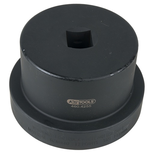 [460.4255] 1″ drive axle nut socket for trucks, 12-point, 115 mm (460.4255, KS TOOLS)
