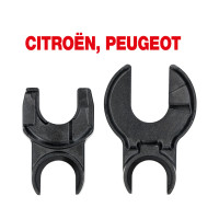 [500.8640] Standard spring holder pair for Citroën and Peugeot, rear axle (500.8640, KS TOOLS)