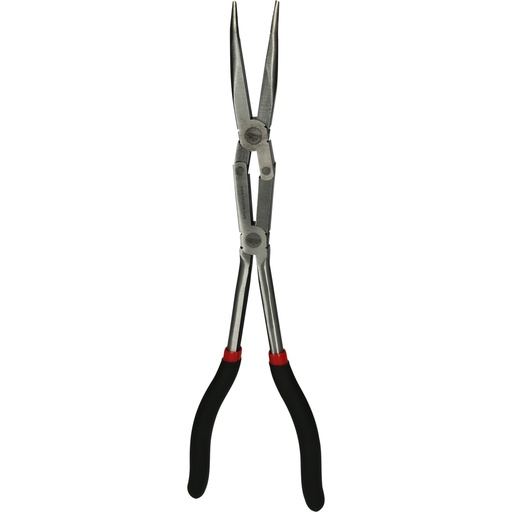 [500.7163-E] CLASSIC dubultšarnīra knaibles, izliektas, XL, pakaramā iepakojumā (500.7163-E, KS TOOLS)