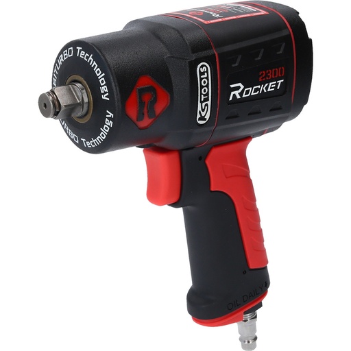 [512.0002SA] ROCKET II augstas veiktspējas pneimatiskā triecienatslēga 1/2" ar 516.1442 un 100231 (512.0002SA, KS TOOLS)