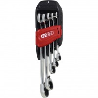 [503.5905] DUO GEARplus reversible ratcheting combination wrench set, 5 pcs, with ratchet on open end (503.5905, KS TOOLS)