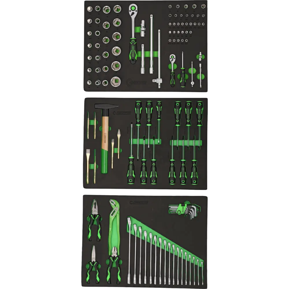 [512.6001] COMPETITION instrumentu ieliktņu komplekts skapju sistēmai 512.6000, 119 gab. (512.6001, KS TOOLS)