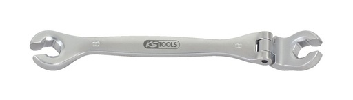 [518.0391] CHROME+ flex head flare nut spanner, 22 mm (518.0391, KS TOOLS)